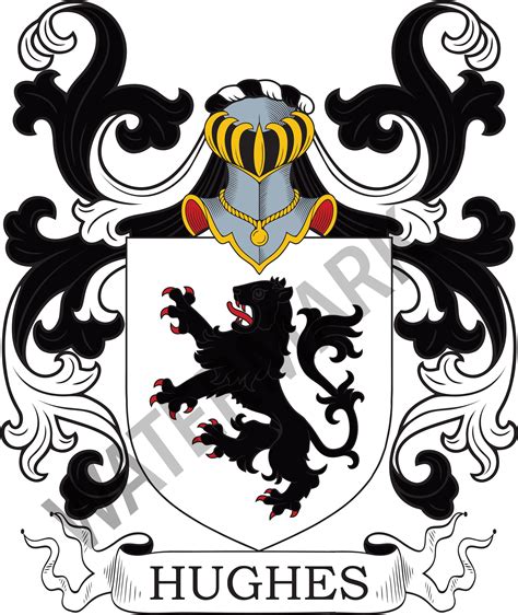 Hughes Family Crest Digital Download Hughes Coat of Arms JPG File ...