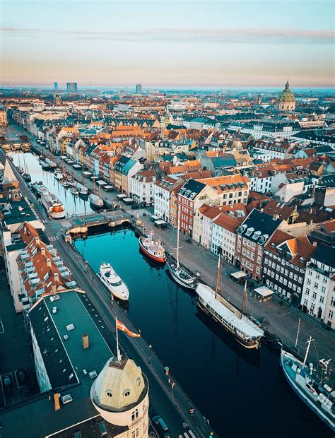 HD wallpaper: copenhagen, denmark, architecture, landmark, city, boats ...