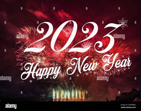 Happy new year 2023 with fireworks background. Celebration New Year ...