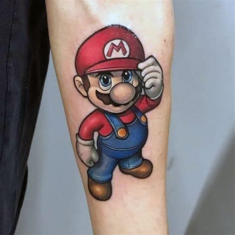 Inner Forearm Gamer Guys Mario Tattoos Gamer Tattoos, Marvel Tattoos ...