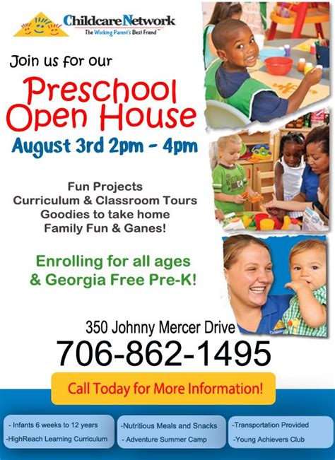 Blog Archive » Savannah childcare & free pre-K: Open House at Childcare ...