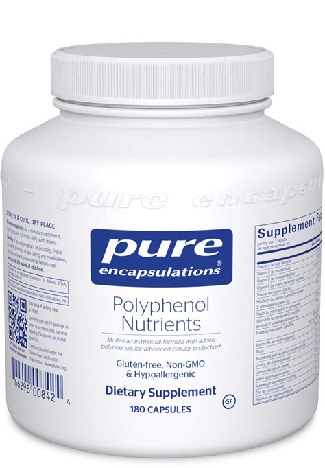 Pure Encapsulations Polyphenol Nutrients