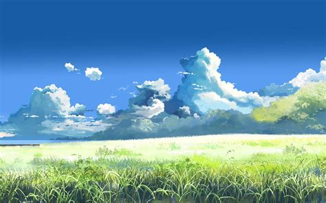 Anime Grassland Wallpapers - Wallpaper Cave