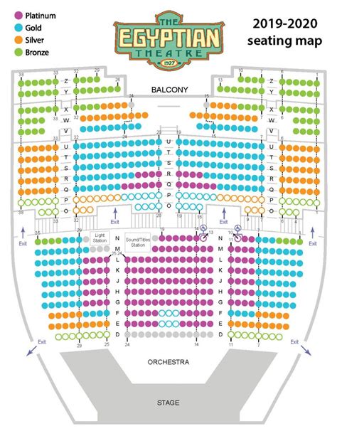 Seating Charts – Opera Idaho