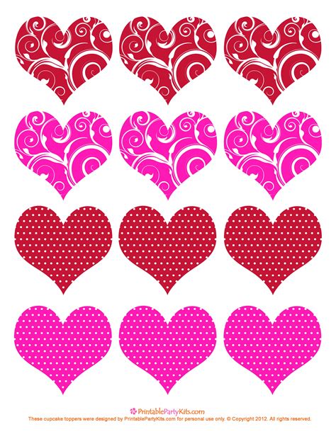 Vintage Valentine Printable - Antique Heart Labels | Diy Ideas - Free ...