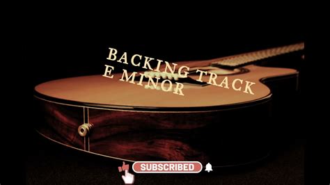 Backing Tracks For Guitar Acoustic Em - YouTube