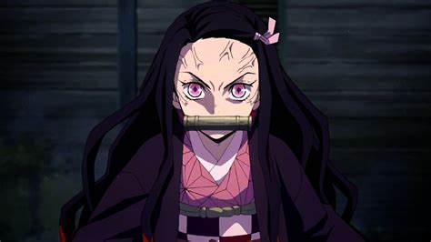 Demon Slayer Nezuko Kamado With Black Background 4K 5K HD Anime ...