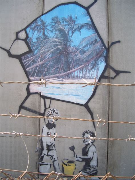 Israel/West Bank Wall Graffiti by Banksy (Palestinian side… | Flickr