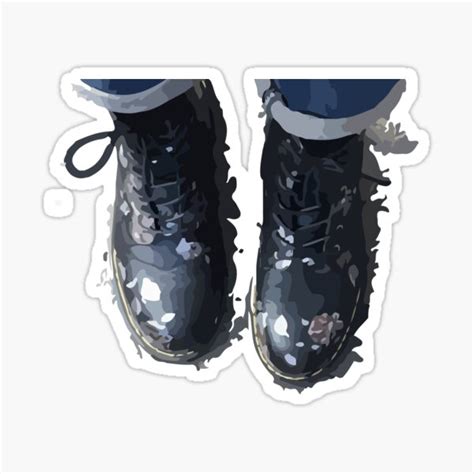 "Dr. Martens winter artwork" Sticker by eveline23 | Redbubble