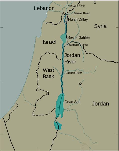 Ancient Jordan River Map Images - jengordon288