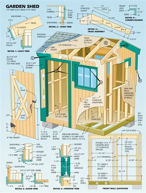 Kie guide: 8 x 8 gable shed plans