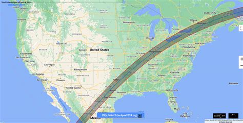 Interactive Map: 2024 Solar Eclipse Across the US | NASA Solar System ...