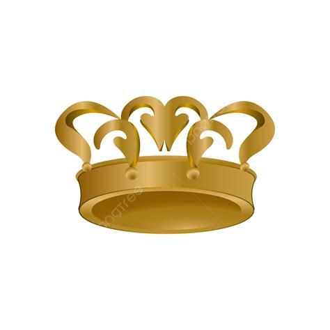 Golden Crown Antique Design Vector, Gold Crown, Gold Crown Clipart ...