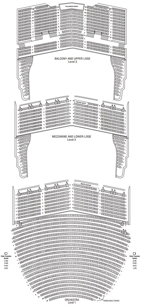 San Diego Civic Theatre Seating Chart