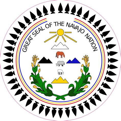 5in x 5in Great Seal of the Navajo Nation Sticker Vinyl Decals S ...