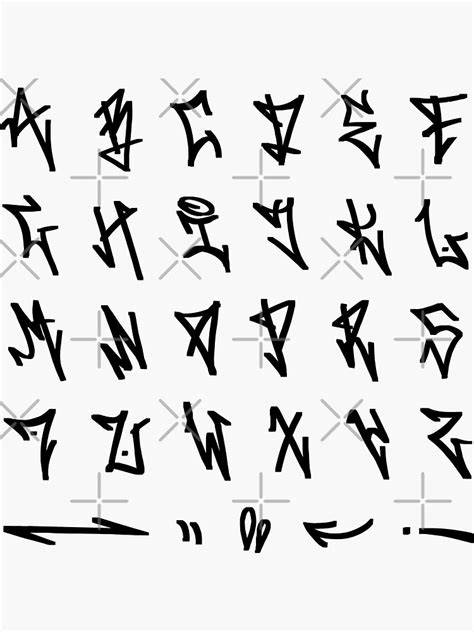 "Graffiti tag letters, alphabet (the best is a large size and ...