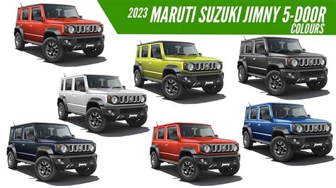 2023 Maruti Suzuki Jimny 5-Door - All Color Options - Images | AUTOBICS ...