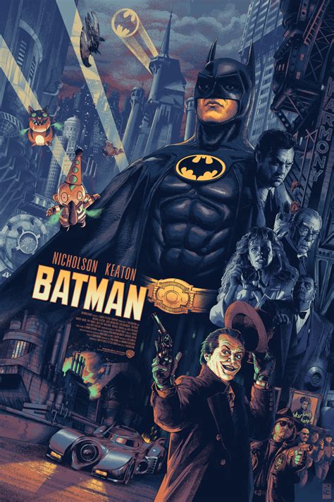 Batman 1989 | Poster By Aurelio Lorenzo