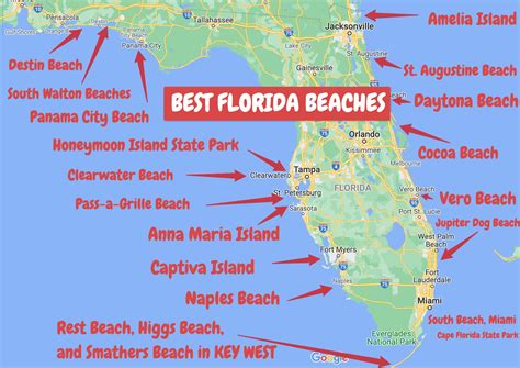 Florida Map Beaches Mexico Beach - Get Latest Map Update