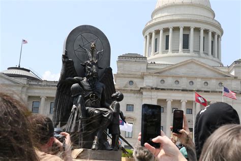 As Satanic Baphomet Statue Gets Capitol Show, Supporters 'Hail Satan ...