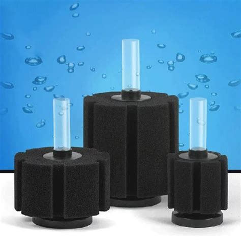 Aquarium Sponge Fry Filter Air Driven Biochemical Fish Tank Corner ...