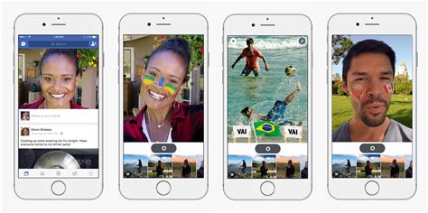 Facebook starts testing live photo and video filters