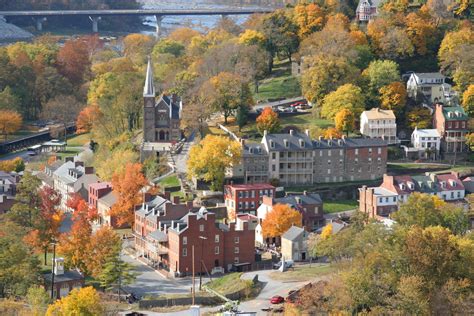 Harpers Ferry, WV from the Maryland Heights Overlook, MD. | Harpers ...