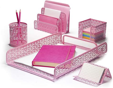 Top 9 Pink Office Desk Accessories Set - 4U Life