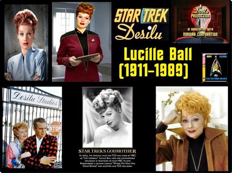 Lucille Ball (1911–1989) | Star trek series, Lucille ball, Star trek