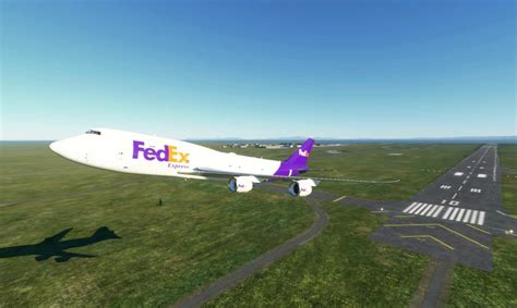 Boeing 747-8F FedEx cargo livery v1.5 - MSFS2020 Liveries Mod