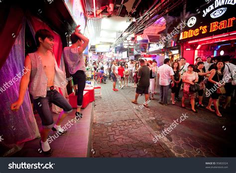 Pattaya Thailand February 20 Walking Street Stock Photo 95803324 ...