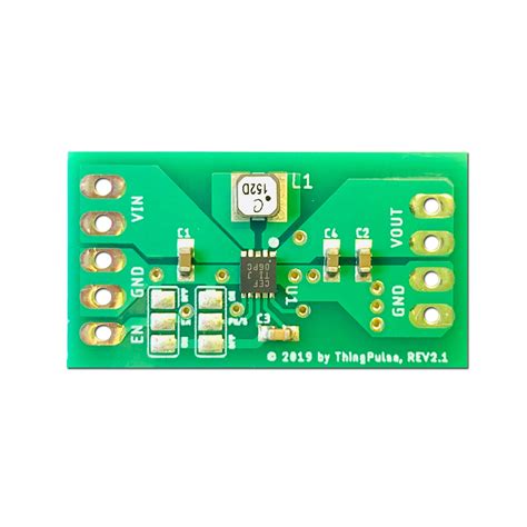 High Efficiency Buck-Boost Converter Break Out Board • ThingPulse