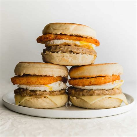 Sausage & Egg Breakfast Sandwiches | Sift & Simmer