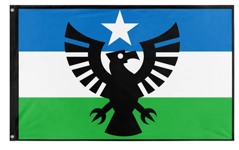 Puntland black eagel flag (Puntland) – Flagmaker & Print