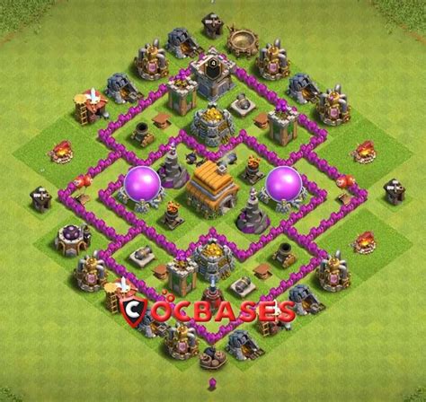 21+ Best TH6 Farming/Defense Base Links 2022 (New!) | Kartu, Gambar ...