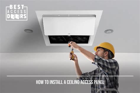 How to Install a Ceiling Access Panel - Best Access Doors