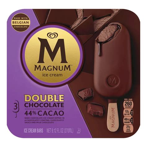 Magnum Double Chocolate Ice Cream Bars - Shop Bars & Pops at H-E-B