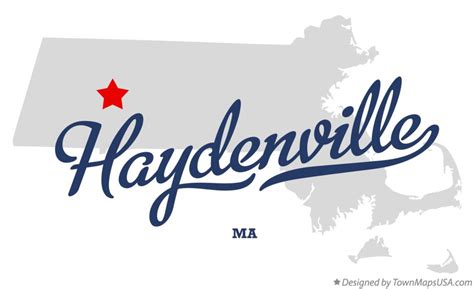 Map of Haydenville, MA, Massachusetts