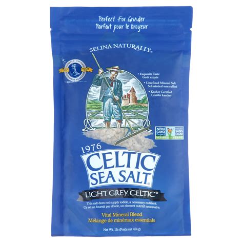 Celtic Sea Salt Light Grey Coarse Sea Salt, 16 oz Bag - Walmart.com