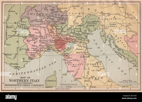 Napoleon Italy Map