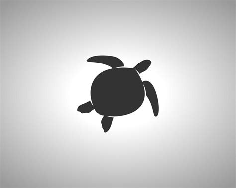 turtle vector silhouette 21623234 Vector Art at Vecteezy