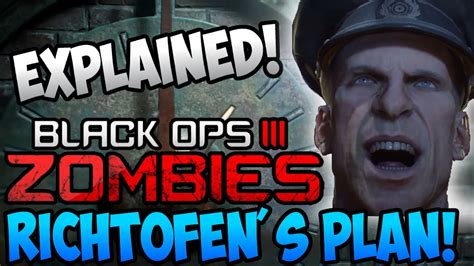 Black Ops 3 Zombies - RICHTOFEN’S SECRET PLAN EXPLAINED! ALL VERSIONS ...