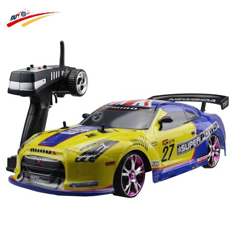 Large RC Car 1:10 High Speed Racing Car For Nissan GTR Championship 2 ...