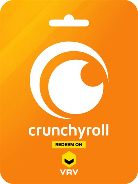 Покупай Crunchyroll VRV Gift Card (US) онлайн по низким ценам - SEAGM