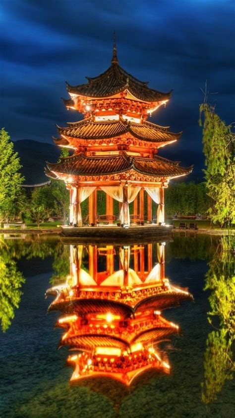 Chinese Pagoda Beautiful Buildings, Beautiful Landscapes, Pretty Places ...