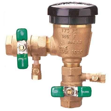 Wilkins 1 in. Dia Brass Pressure Vacuum Breaker Assembly 1-420XL - The ...