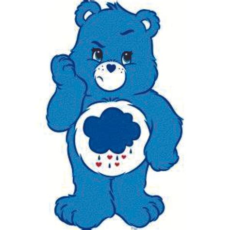 Grumpy Bear Care Bear Cartoons Customized Wall Decal - Custom Vinyl ...