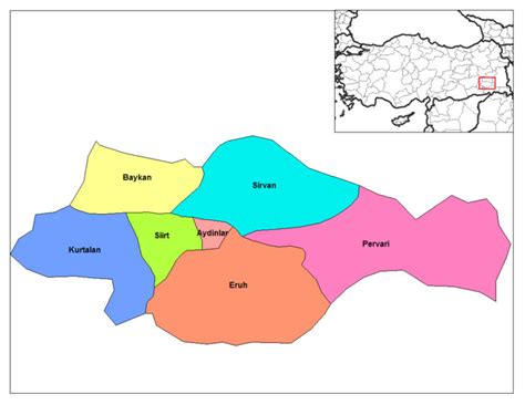 Siirt Map and Satellite Image