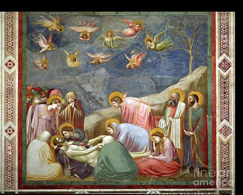 The Lamentation Of The Dead Christ, C.1305 Painting by Giotto - Pixels