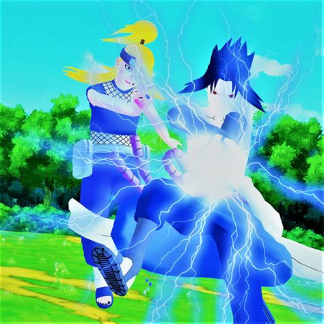 Sasuke vs Deidara by Hatredboy on DeviantArt